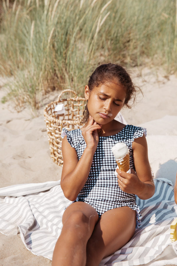 PEONY SWIMSUIT GINGHAM Meloonpro Mini